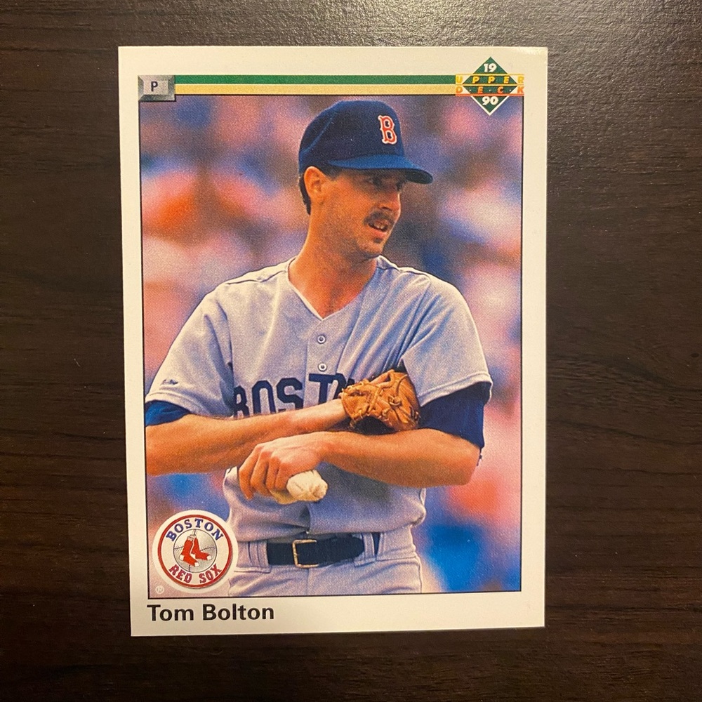 Boston Red Soxs Tom Bolton Baseball Card #351